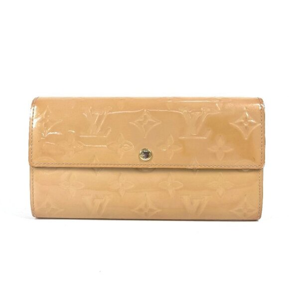 LOUIS VUITTON M90081 MonogramVernis Portefeuille-Sarah Bi-fold Flap Long Wallet - Picture 2 of 16